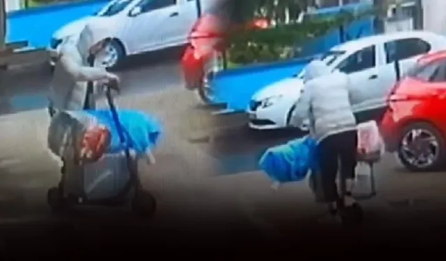 İzmir'de skuterelı hırsız güvenlik kameralarına takıldı!